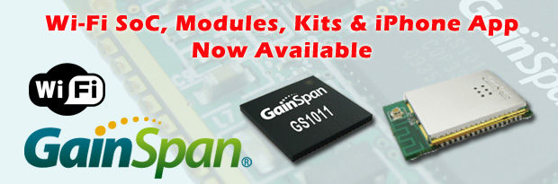 GainSpan Banner